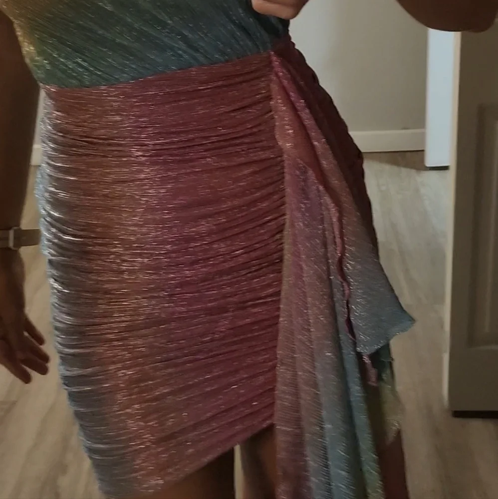 Patbo Prism Lurex Mini Dress - Picture 10 of 15